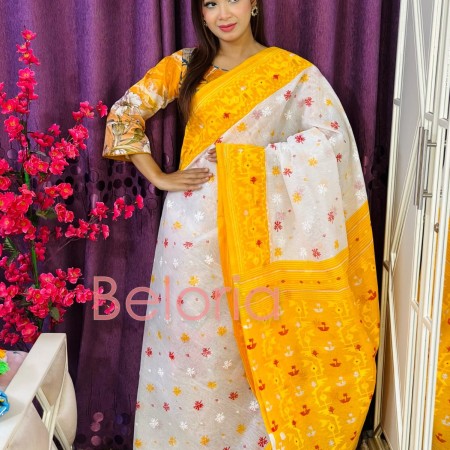 Halfsilk sharee Code-HS-7004