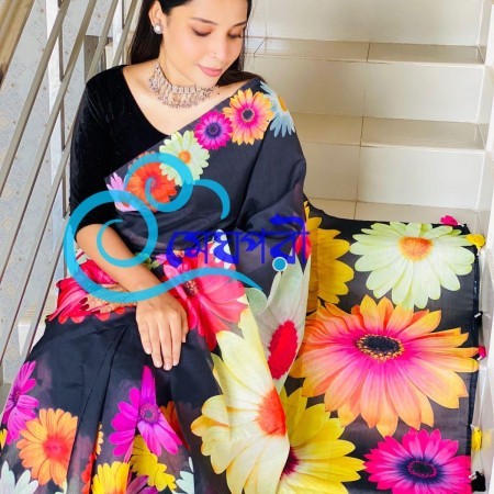 ব্লাউজ পিস সহ শাড়ী FS - 204