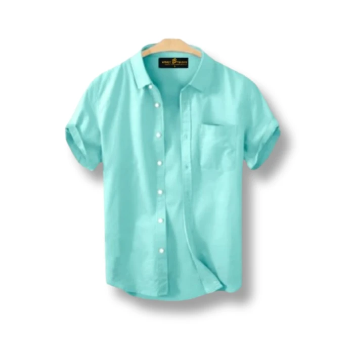 Man’s Half Cotton Shirt- Pest