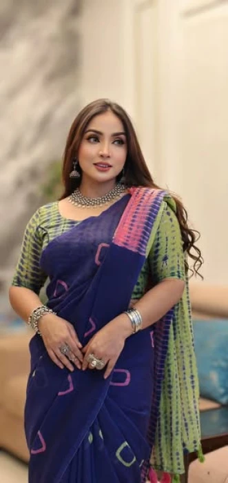 প্রিমিয়াম কটন  বাটিক শাড়ী Code-CBS#11