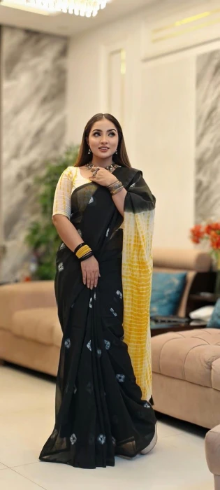 প্রিমিয়াম কটন  বাটিক শাড়ী Code-CBS#13