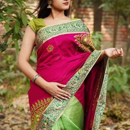 Dupian Silk Saree_DS-421