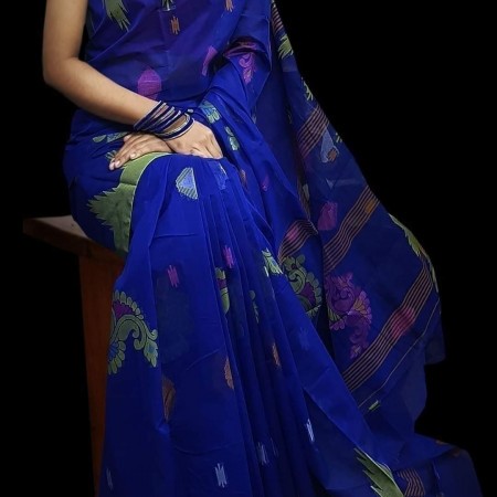 Halfsilk Monipuri Saree ST-234