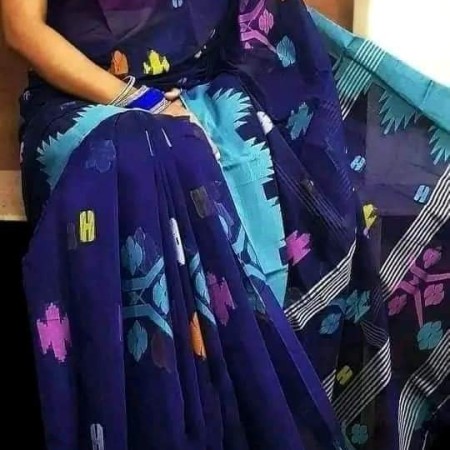 Halfsilk Monipuri Saree ST-221