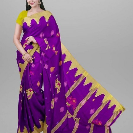 Halfsilk Monipuri Saree ST-227